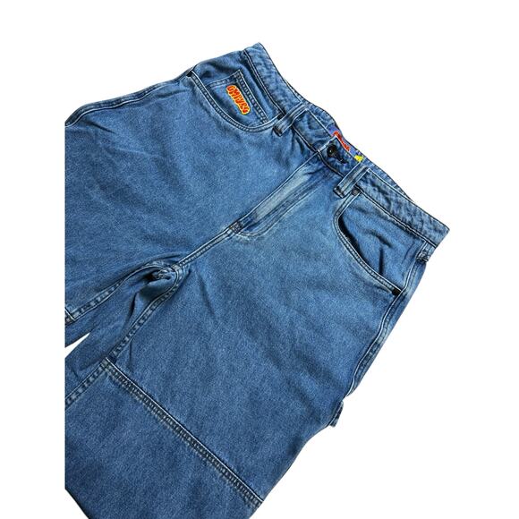 Y2K Empyre Baggy Carpenter Jeans Relaxed Loose Fit Blue Denim Men's 32 (34x 28 - Picture 10 of 11